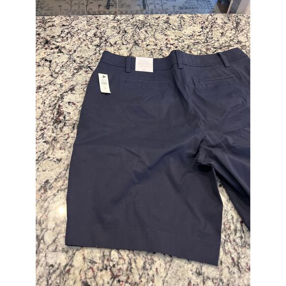 Talbots NWT perfect short 9 1/2 inch women’s size 16p navy - Picture 10 of 11